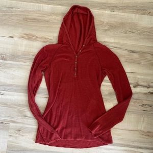 Long Sleeve Hooded Top